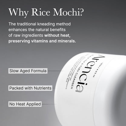 ARENCIA Black Tea Rice Mochi Face Cleanser, 120g, Pore Care, Sebum Control, Oily Skin
