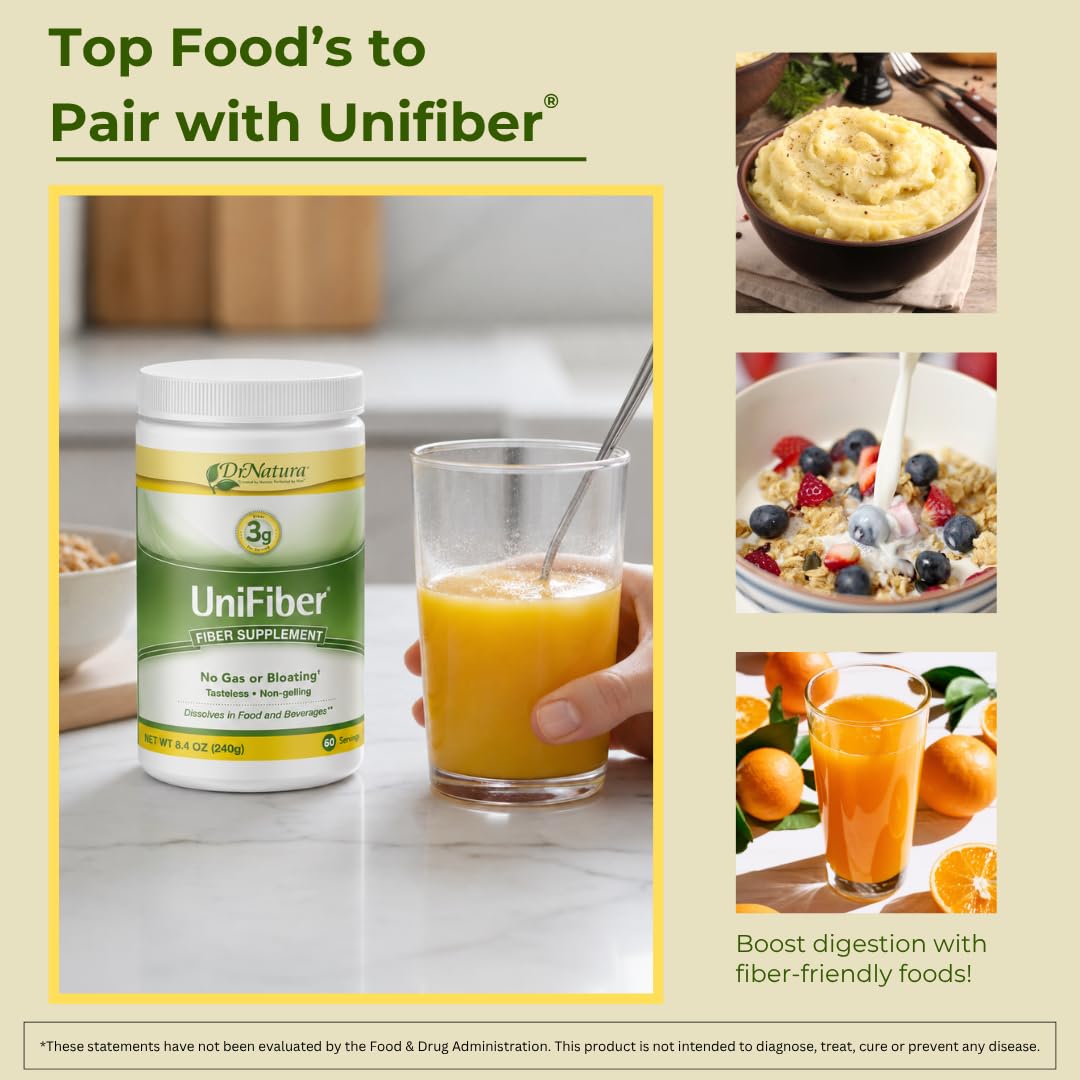 Dr. Natura Unifiber, Natural Fiber Supplement, 8.4-Ounce