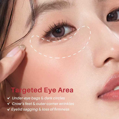 SPODARE Caffeine & Retinol Eye Serum with 360° Massage Ball - Under Eye Roller for Dark Circles, Puffiness & Wrinkles (0.5 fl. oz.)