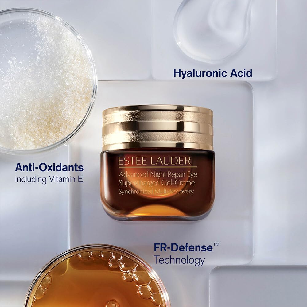 Estée Lauder Advanced Night Repair Eye Supercharged Gel-Cream - Multi-Recovery Under Eye Cream for Dark Circles & Puffiness (0.5 Fl Oz)