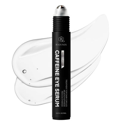RAZONIX Eye Bags Treatment for Men - Caffeine Eye Roller (Medium)