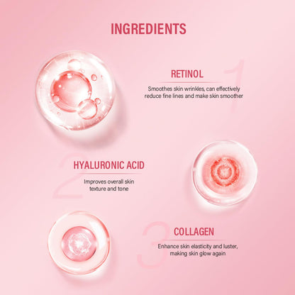 Retinol Eye Cream with Collagen & Hyaluronic Acid - Anti-Aging Under Eye Cream for Dark Circles, Puffiness & Wrinkles - Suitable for Sensitive Skin