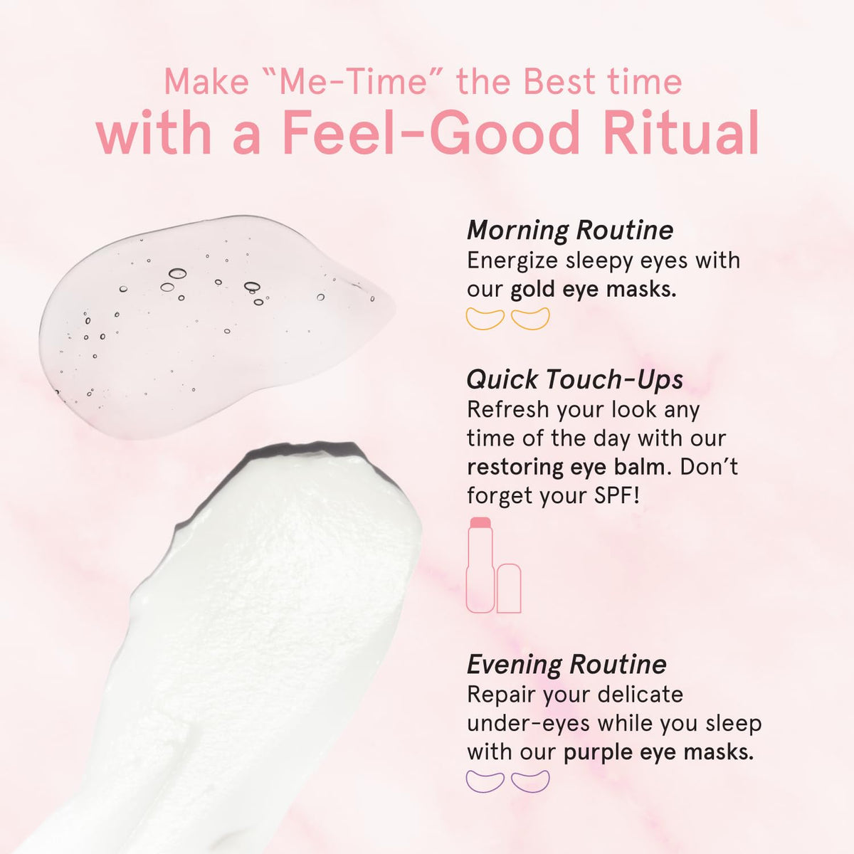 grace & stella Retinol & Caffeine Eye Brightener Balm Stick (3.5g) - Travel-Size Anti-Aging Treatment for Dark Circles, Puffiness & Wrinkles - Vegan Eye Cream Stick