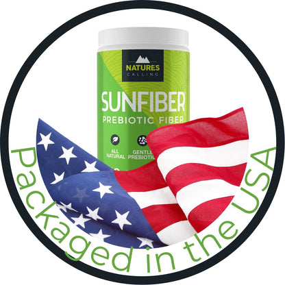 NATURE'S CALLING All-Natural Fiber Supplement - Gentle - Non-GMO - Low-FODMAP - Sunfiber - Prebiotic, 30 Servings (7.4 oz)