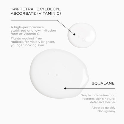 Medik8 C-Tetra Luxe - Balancing Vitamin C Serum For Face - Smooths Fine Lines and Wrinkles - Face Serum with Squalane - Vegan and Gluten Free - 1.0 oz