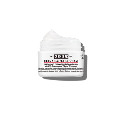 Kiehl's Ultra Facial Cream Moisturizer, Daily Lightweight Face Cream Hydrates Skin, Lotion with Pro-Ceramides, Provides Lasting Hydration and Moisture Surge, For All Skin Types, Fragrance Free