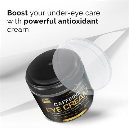 Caffeine Anti-Aging Eye Cream (1.7oz) - Advanced Treatment for Dark Circles, Eye Bags & Puffiness - Instant Face & Eye Lift for Men & Women