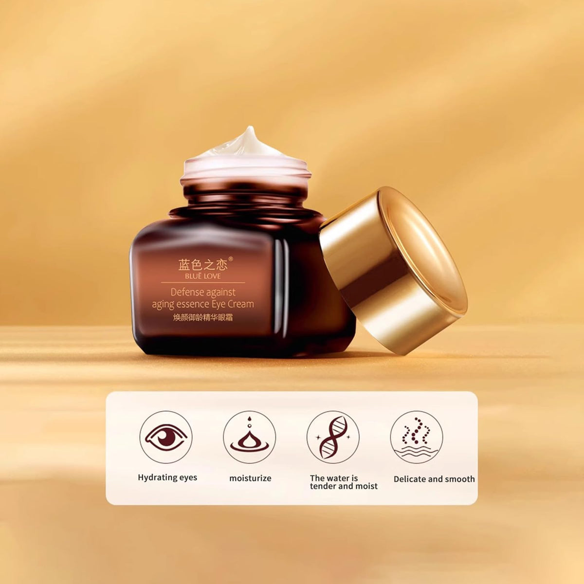 BLUE LOVE 2PCS Anti-Aging Eye Cream - Dark Circles & Puffiness Duo