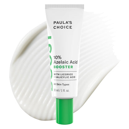 Paula’s Choice BOOST 10% Azelaic Acid Booster Cream Gel, Oil-Free Serum Fades Discoloration & Post-Blemish Marks, with Licorice Extract & Salicylic Acid, Fragrance-Free, 1 Fl Oz