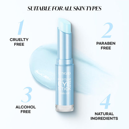 CITYGOO Peptide Moisturizing Eye Stick (1pcs) - Deep Hydration with Collagen & Hyaluronic Acid - Rapid Treatment for Dark Circles, Puffiness & Fine Lines