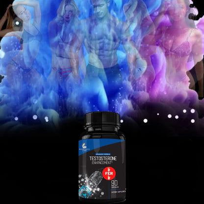 Testosterone Booster for Men - Lean Muscle, Energy & Strength Support with Tribulus, Tongkat Ali & Zinc - Research Labs 2-for-1 (180 Capsules)