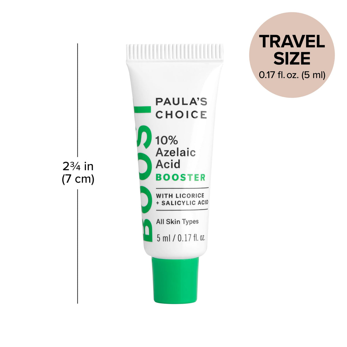 Paula’s Choice BOOST 10% Azelaic Acid Booster Cream Gel, Oil-Free Serum Fades Discoloration & Post-Blemish Marks, with Licorice Extract & Salicylic Acid, Fragrance-Free, 0.17 Fl Oz