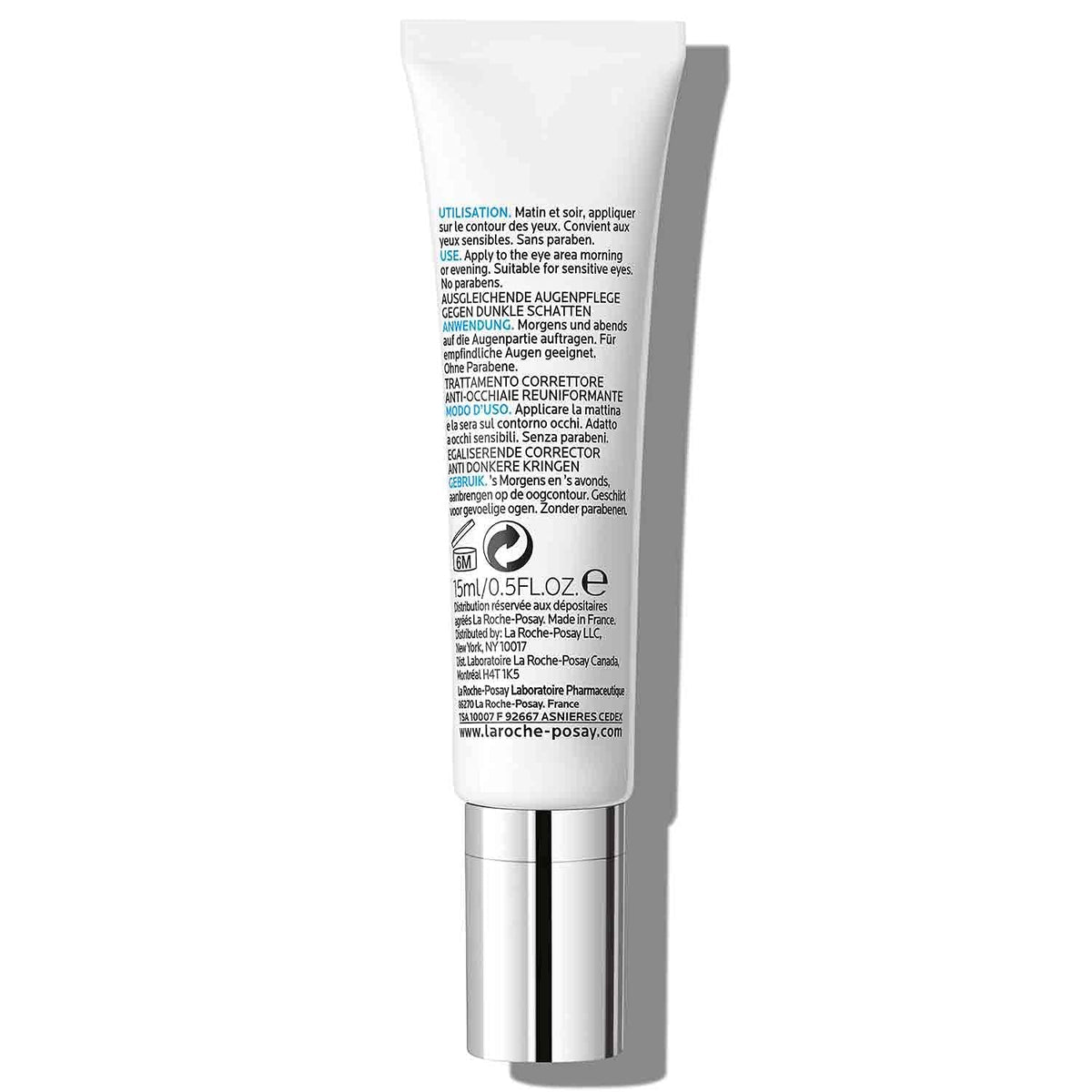 La Roche-Posay Pigmentclar Dark Circles Eye Cream (15ml / 0.5 fl. oz.) - Targeted Brightening Treatment with Caffeine & Light-Reflecting Pigments