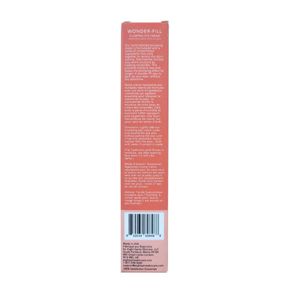 Eight Saints Wonder-fill Plumping Eye Cream (0.5 oz) - Natural & Organic Anti-Aging Treatment for Wrinkles, Dark Circles & Puffiness