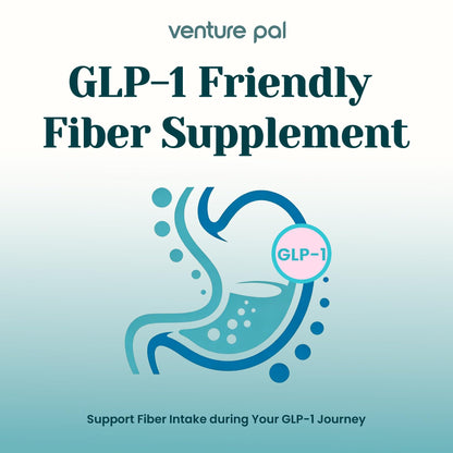 6-in-1 Daily Prebiotic Fiber Powder for Gut & Digestive Health, GLP-1 Friendly, Sugar Free Fiber Supplement Powder with Probiotics, Collagen Peptides & Electrolytes - For Women & Men - 7.8 OZ
