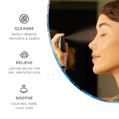 Avenova Eyelid and Eyelash Cleanser Spray (20ml) - Pure Hypochlorous Acid for Dry Eye & Blepharitis Relief