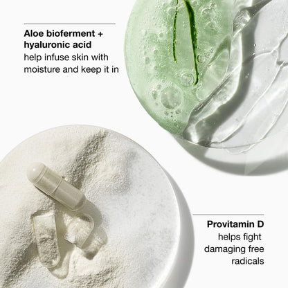 Clinique Moisture Surge Broad Spectrum SPF 28 Sheer Hydrator Face Moisturizer With Hyaluronic Acid, Aloe Bioferment + Provitamin D - Hydrating + Protecting, 2.5 Fl Oz