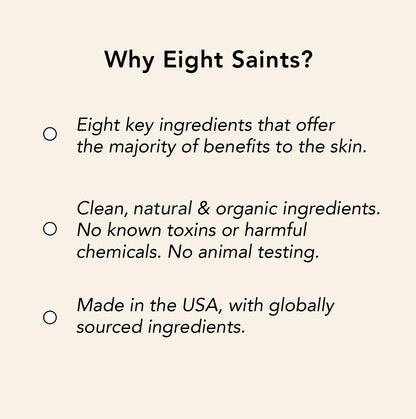 Eight Saints Tide & True Peptide Eye Serum (0.5 fl oz) - Under Eye Roller Ball Treatment for Puffiness, Dark Circles & Fine Lines