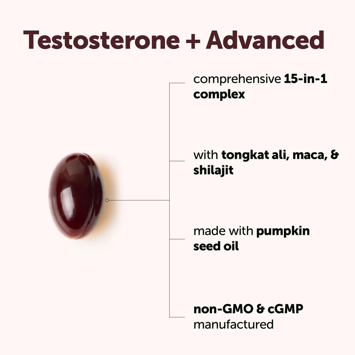 Hormone Balance & Performance Support for Men & Women - Energy, Vitality & Stamina Booster with Tongkat Ali, Maca, Shilajit & Herbal Blend
