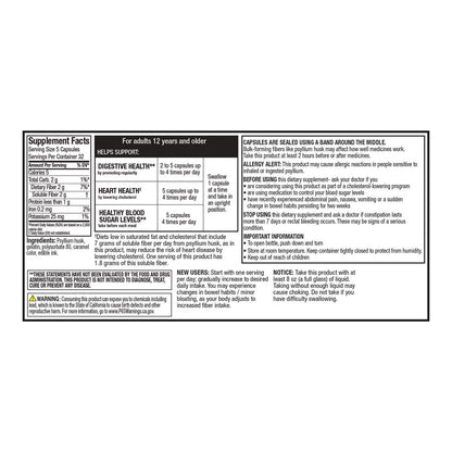Quality Choice Daily Fiber Capsules for Regularity, 160 Count