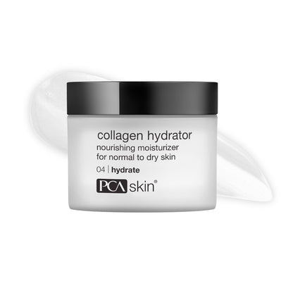 PCA SKIN Hydrating Collagen Cream for Face, Collagen Hydrator Night Cream, Hydrates and Firms Dry Mature Skin, Made with Shea Butter, Olive Fruit Oil, and Sweet Almond Fruit Extract, 1.7 oz Tub