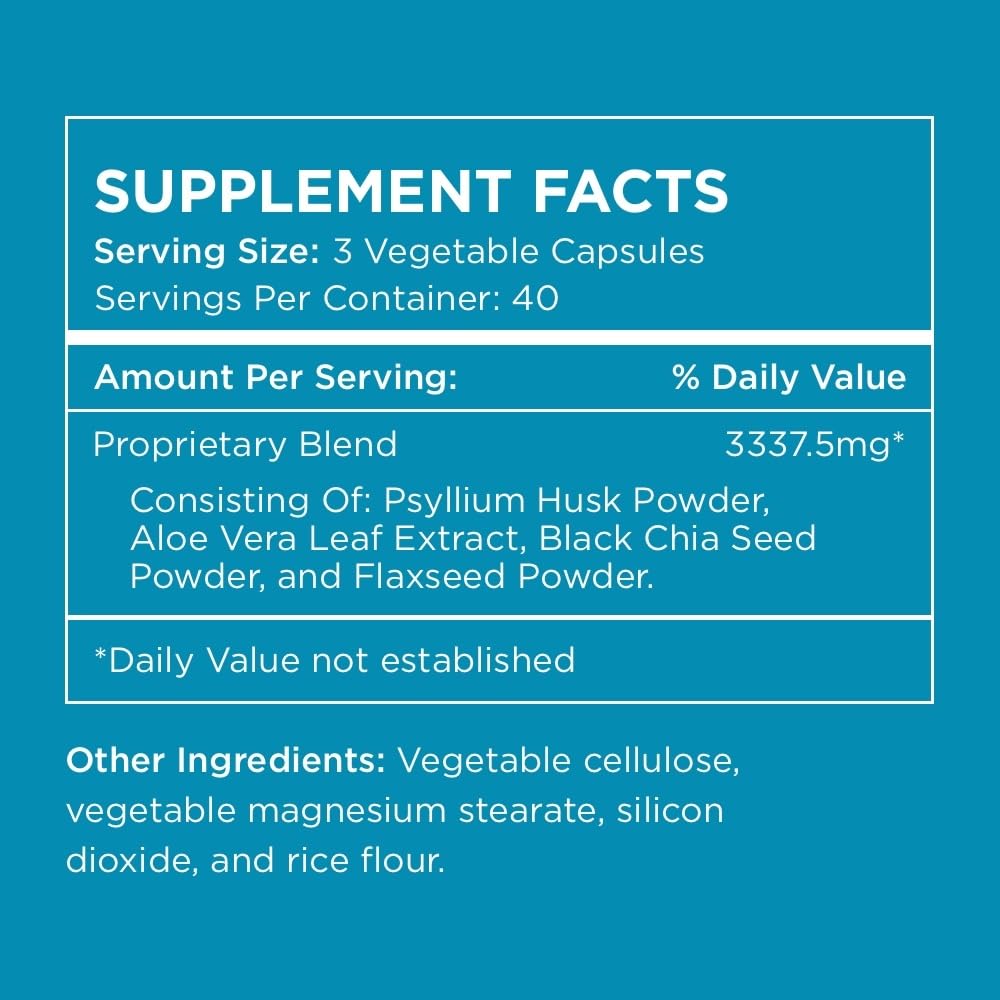 Pure for Men Stay Ready Fiber Extra Strength Supplement - Digestive Regularity - Bowel Movement & Gut Health Support - Vegan Cleanliness - Proprietary Formula - 120 Vegan XL Capsules