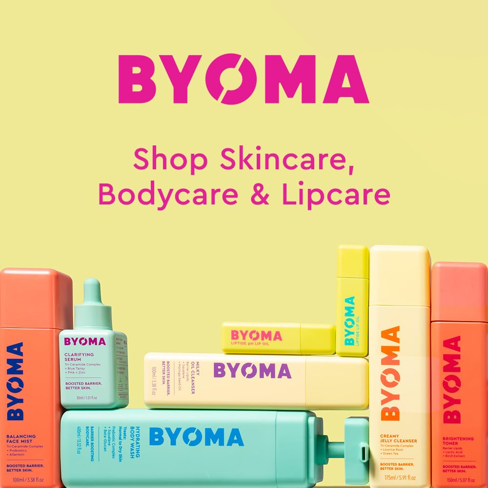 BYOMA De-Puff + Brighten Eye Gel - Lightweight Eye Gel with Hyaluronic Acid & Vitamin C for Dark Circles, Puffiness & Wrinkles (0.68 fl oz)