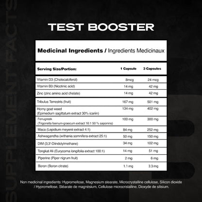 Testosterone Support Supplement for Men - Tribulus, Tongkat Ali, Ashwagandha & DIM - Energy, Vitality & Performance Formula - Iron Brothers (90 Capsules)