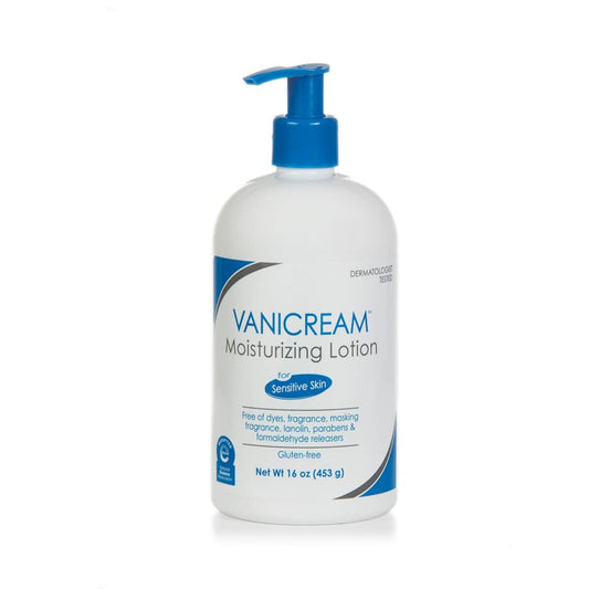Vanicream Moisturizing Lotion with Pump - Fragrance and Gluten Free - For Sensitive Skin - 16 Ounce (Pack of 1)