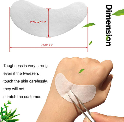 GreenLife Natural Hydrogel Eye Gel Pads - Collagen & Aloe Vera Under Eye Patches for Eyelash Extensions & Skin Care (100 Pairs)