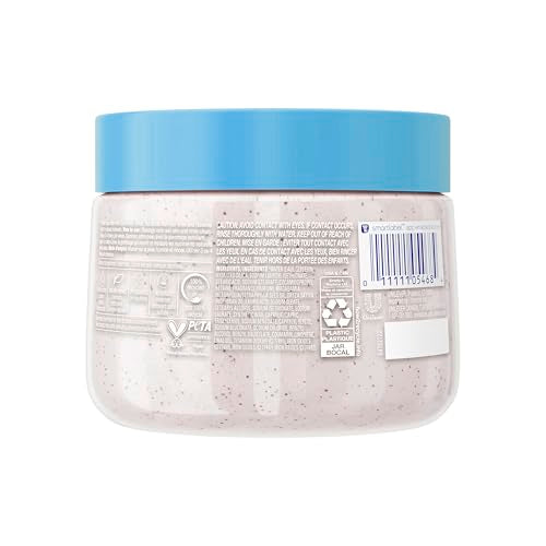 Dove Macadamia & Rice Milk Body Scrub, Exfoliating & Nourishing Scrub 15 oz