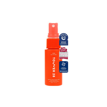 Tower 28 SOS Daily Rescue Facial Spray - Purifying Travel Size Face Toner - Everyday Skin Care Essential (1 oz)