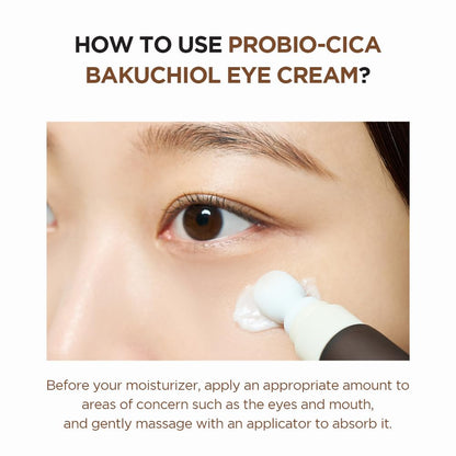 SKIN1004 Madagascar Centella Probio-Cica Bakuchiol Eye Cream (20ml) - Gentle Retinol Alternative for Fine Lines, Firming & Deep Hydration
