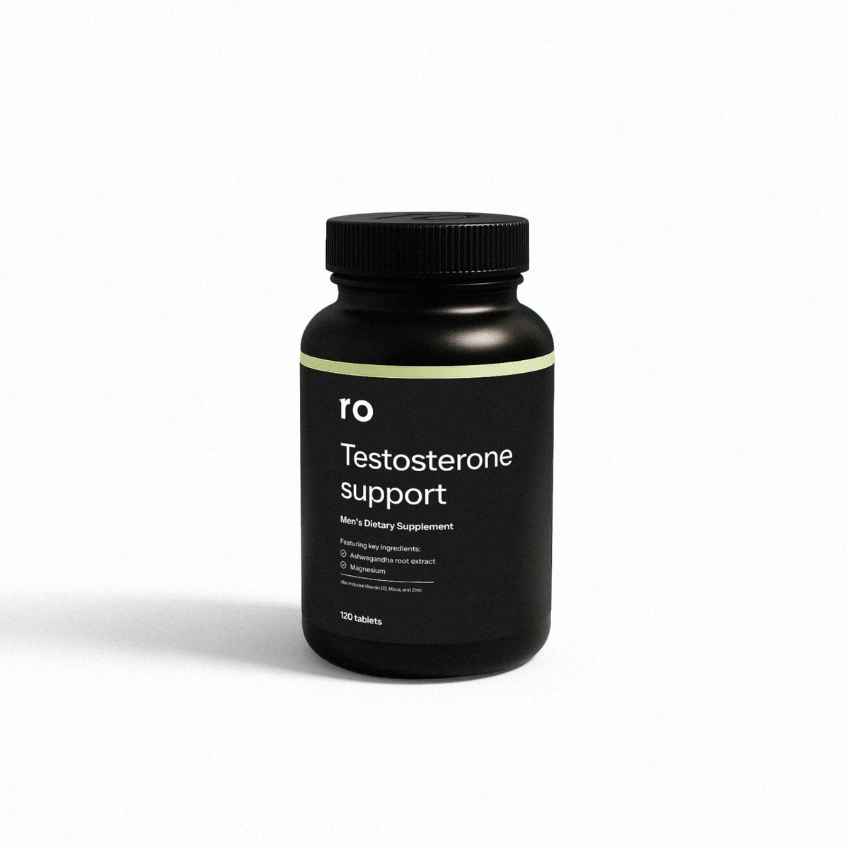 Ro Testosterone Support for Men - Ashwagandha & Magnesium Supplement for Healthy Testosterone & Muscle Support - 240 Tablets (2-Pack)