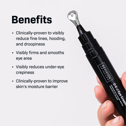 Revision Skincare D·E·J Eye Cream (0.5 fl oz) - Professional Peptide & Vitamin C Formula for 360° Eye Lifting