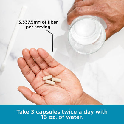 Pure for Men Stay Ready Fiber Extra Strength Supplement - Digestive Regularity - Bowel Movement & Gut Health Support - Vegan Cleanliness - Proprietary Formula - 120 Vegan XL Capsules