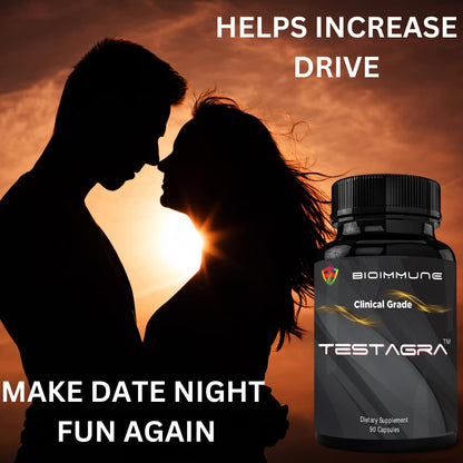 10X Testosterone Booster for Men - Lean Muscle, Energy & Strength Support with Tribulus, Tongkat Ali & Zinc - Testagra (2 Pack, 180 Capsules)