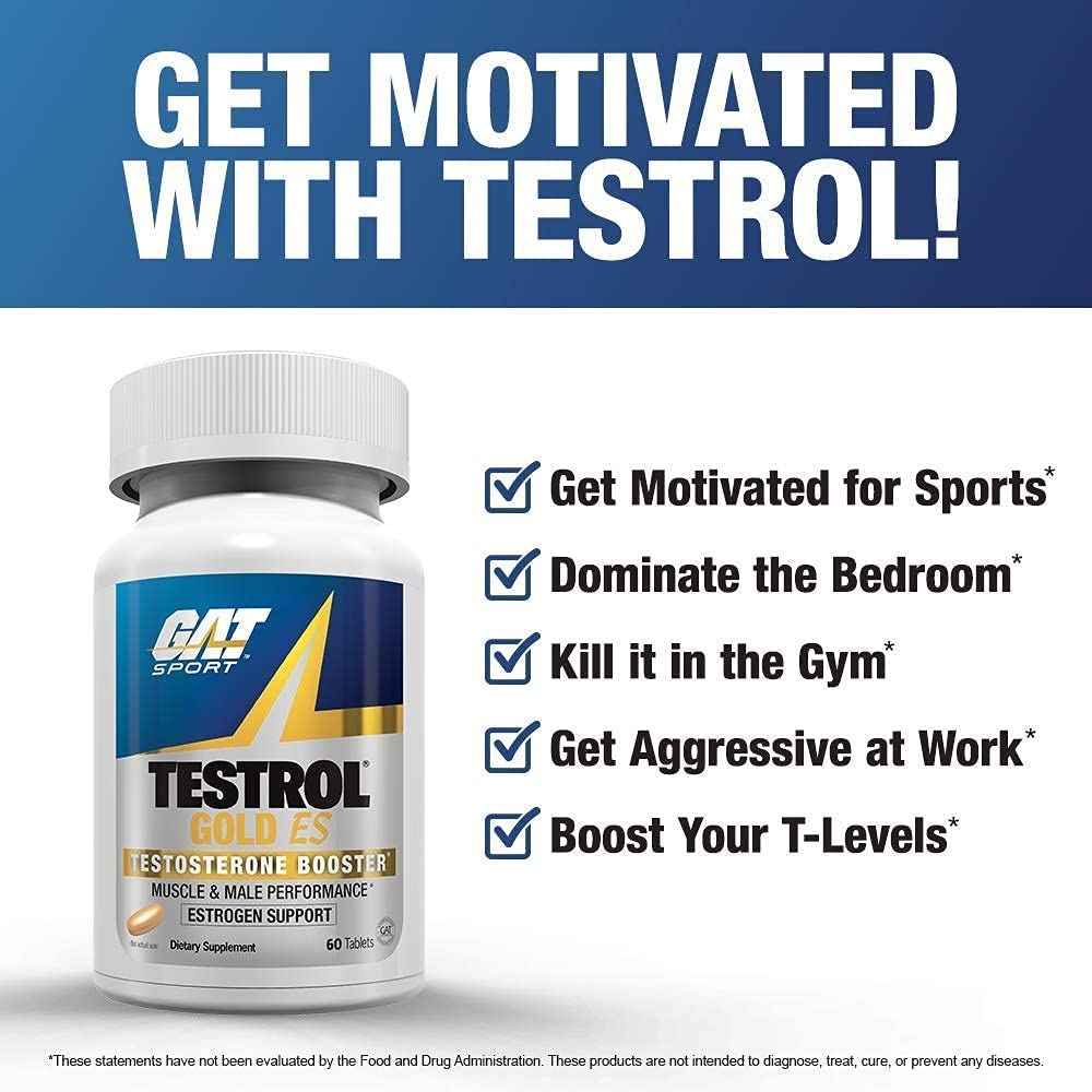 Testosterone & Estrogen Balance Support for Men - Energy, Strength & Performance Booster with Tribulus, Tongkat Ali & Fenugreek