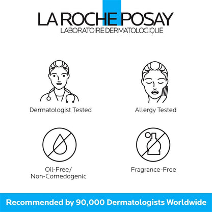 La Roche-Posay Effaclar Purifying Foaming Gel Cleanser for Oily Skin, With Zinc Pidolate To Remove Excess Oil & Shine, Alcohol Free & Oil Free, Sensitive Skin Tested