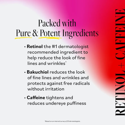 Derma E Anti-Wrinkle Smoothing Eye Cream - Retinol & Caffeine Complex