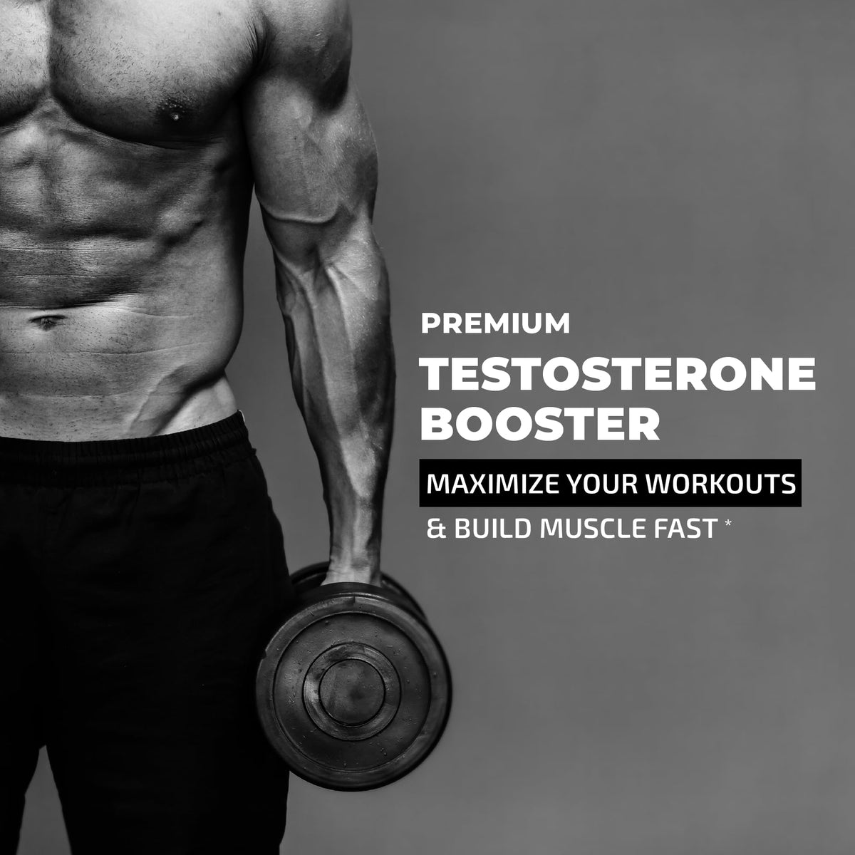 Test Boost Max Testosterone Gummies for Men - Muscle Growth, Stamina & Performance - Tongkat Ali Male Enhancement Supplement