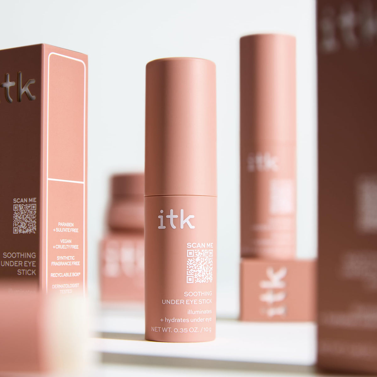 ITK Skincare Caffeine + Aloe Vera Under Eye Stick - Depuffing & Soothing (15g)