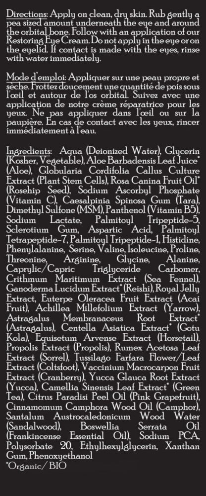 Brickell Men's Restoring Eye Serum (0.65 oz) - Natural & Organic Dark Circle Treatment for Men - Reduces Eye Bags & Firms Wrinkles