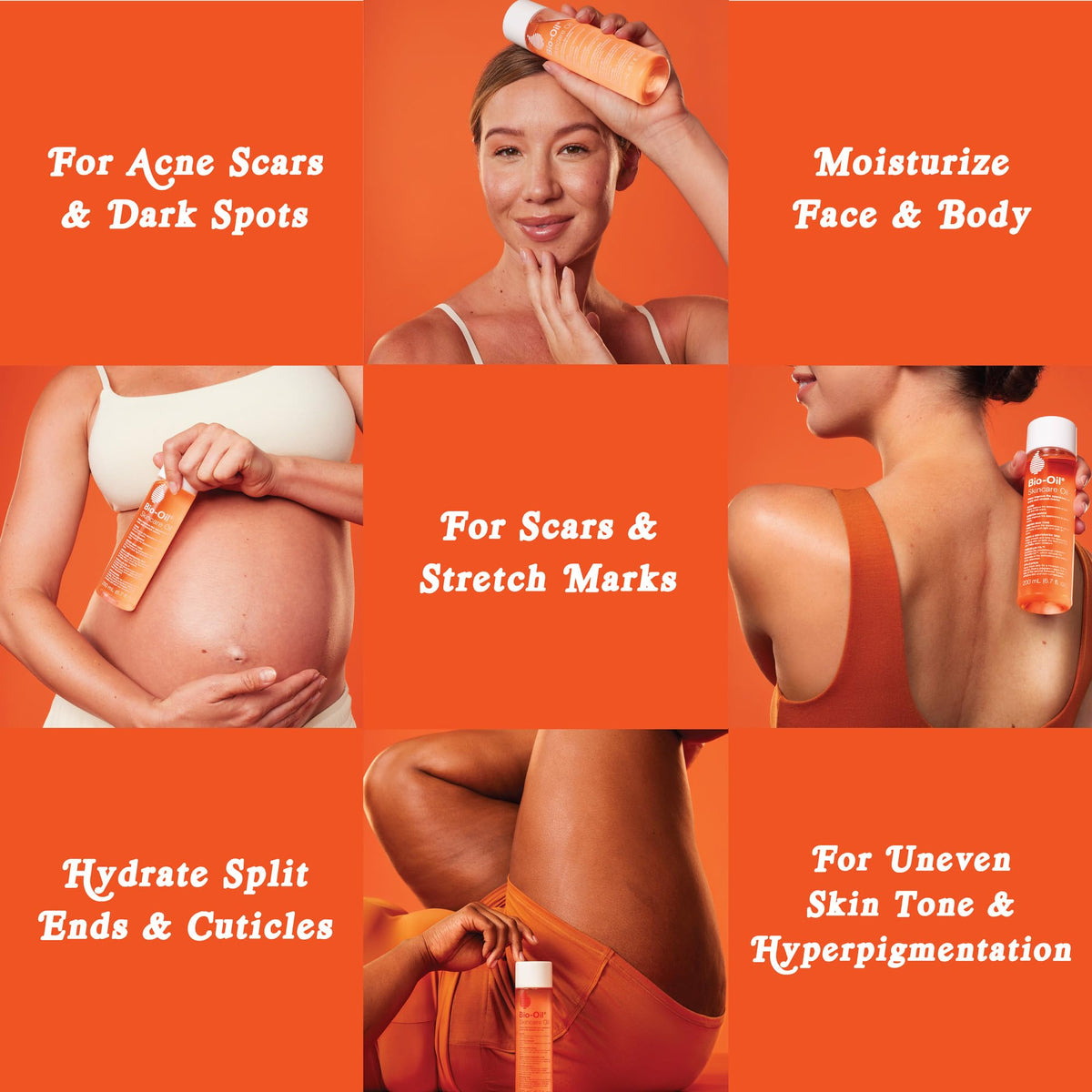Bio-Oil Skincare Body Oil Serum 4.2 oz, Face & Body Moisturizer for Scars & Stretch Marks
