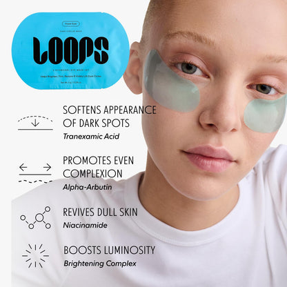 LOOPS Hyper Smooth Eye Hydrogel Eye Masks - Dark Circle & Smoothing 5pc