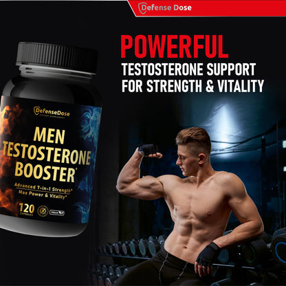 Testosterone Libido Booster for Men - Muscle Growth, Energy, Stamina & Performance Support Supplement