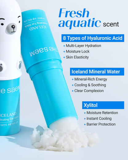 theSAEM Iceland Hydrating Eye Stick - Triple Action Gift Set (3-Pack)