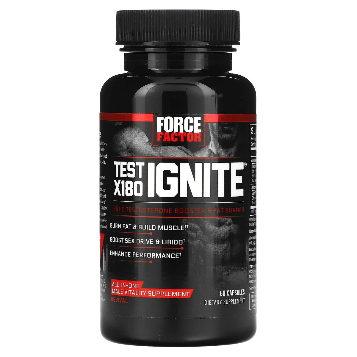 Testosterone Booster for Men - Energy, Lean Muscle Growth & Performance Support with Fenugreek & Green Tea Extract