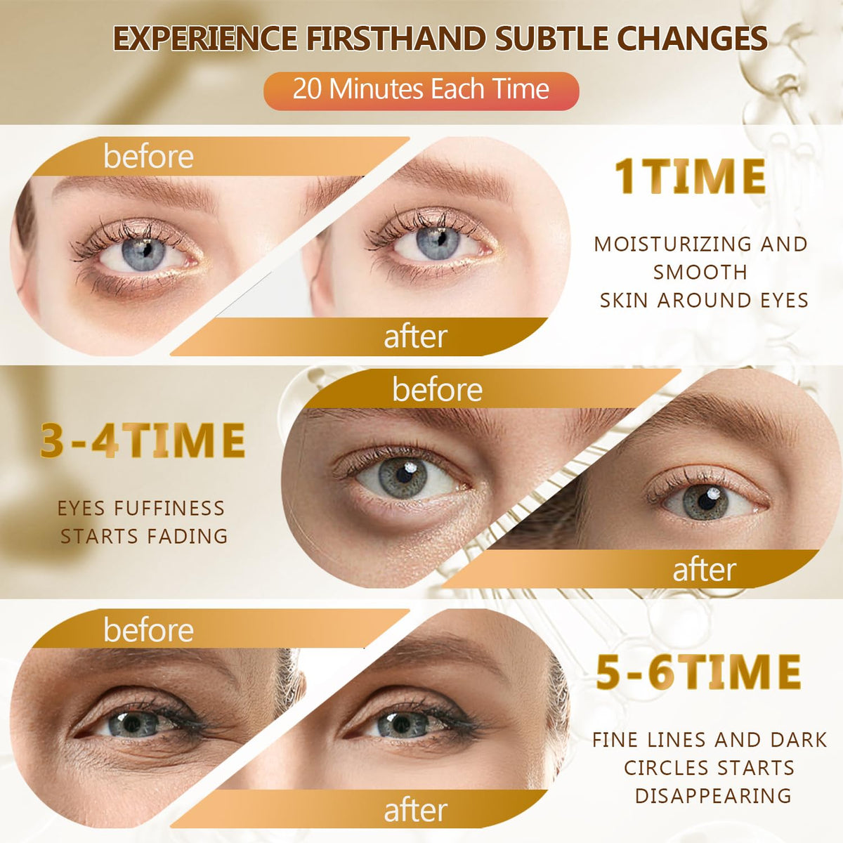 24K Gold Collagen Under Eye Patches - Luxury Rejuvenation (60 Pcs)