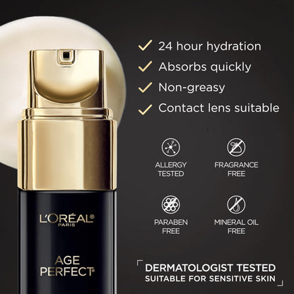 L'Oreal Paris Age Perfect Cell Renewal Eye Cream (0.5 fl oz) - Advanced Anti-Aging Treatment for Dark Circles & Puffiness